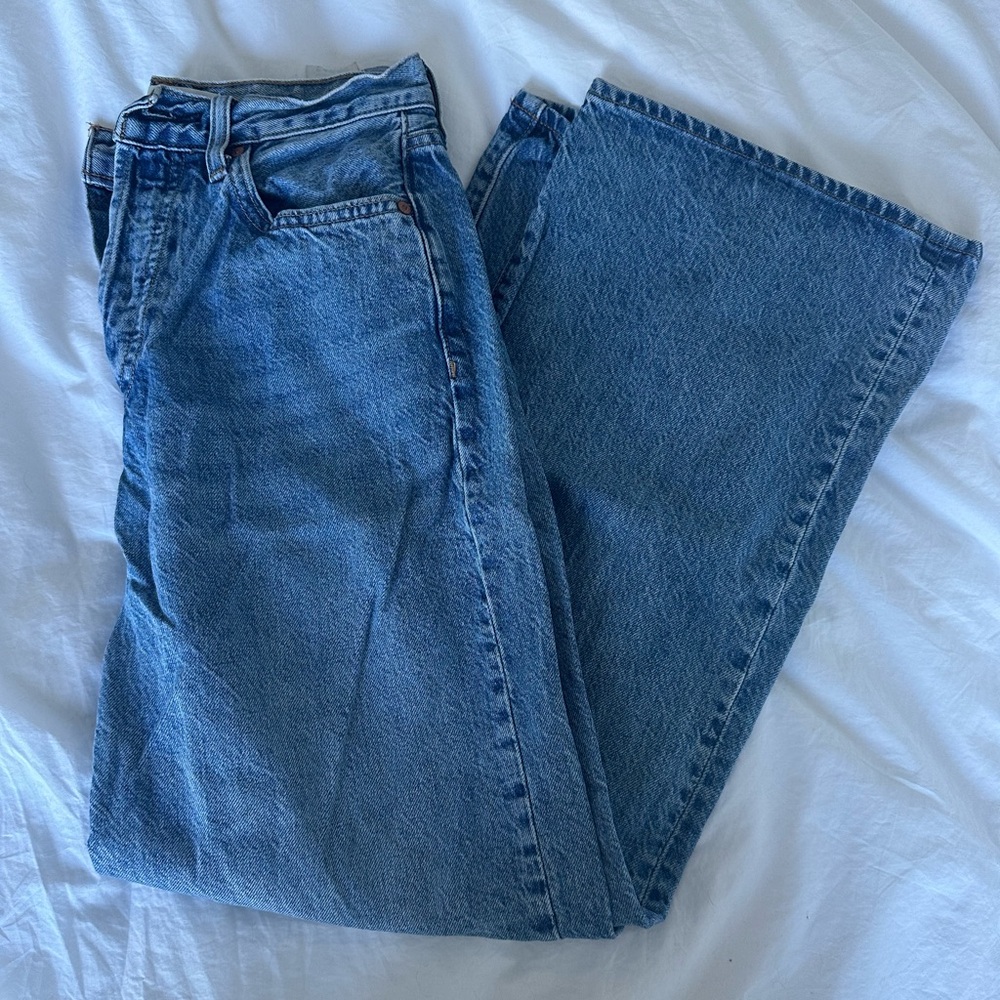 Aritzia Denim Forum Farrah Wide Leg Jean